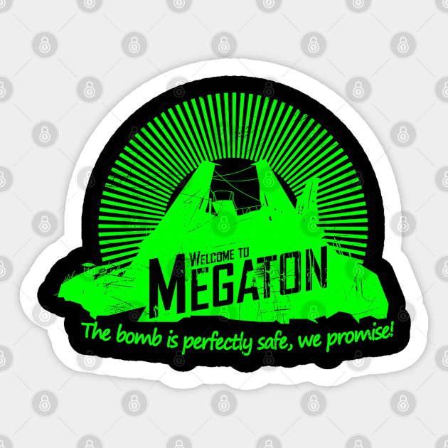 Welcome to Megaton Sticker by synaptyx